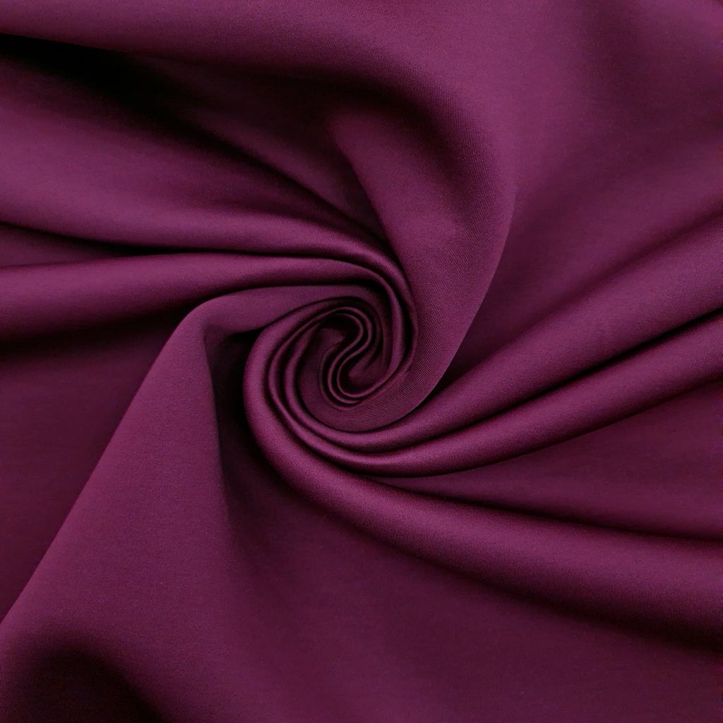 27452D15FMAROON.jpg 150CM PLAIN DYED SANDWICH SCUBA - Image 1
