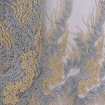 KOREAN TULLE P/D STONEBLUE AND CREAM