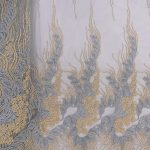 KOREAN TULLE P/D STONEBLUE AND CREAM - Image 2