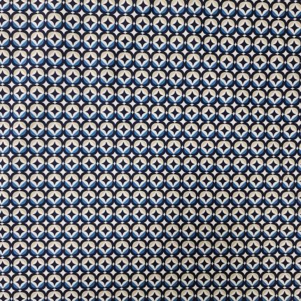 PRINTED COTTON SATEEN SPANDEX