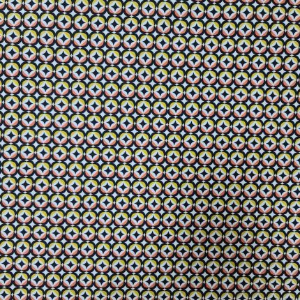 PRINTED COTTON SATEEN SPANDEX