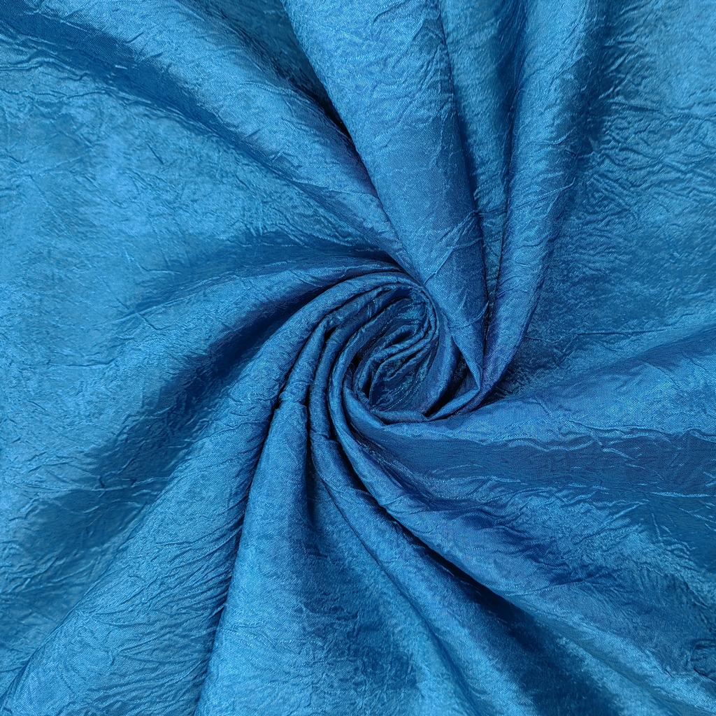 280CT5FTURQ20BLUE.jpg 265CM CRUSH TAFETTA - TURQ BLUE - Image 1