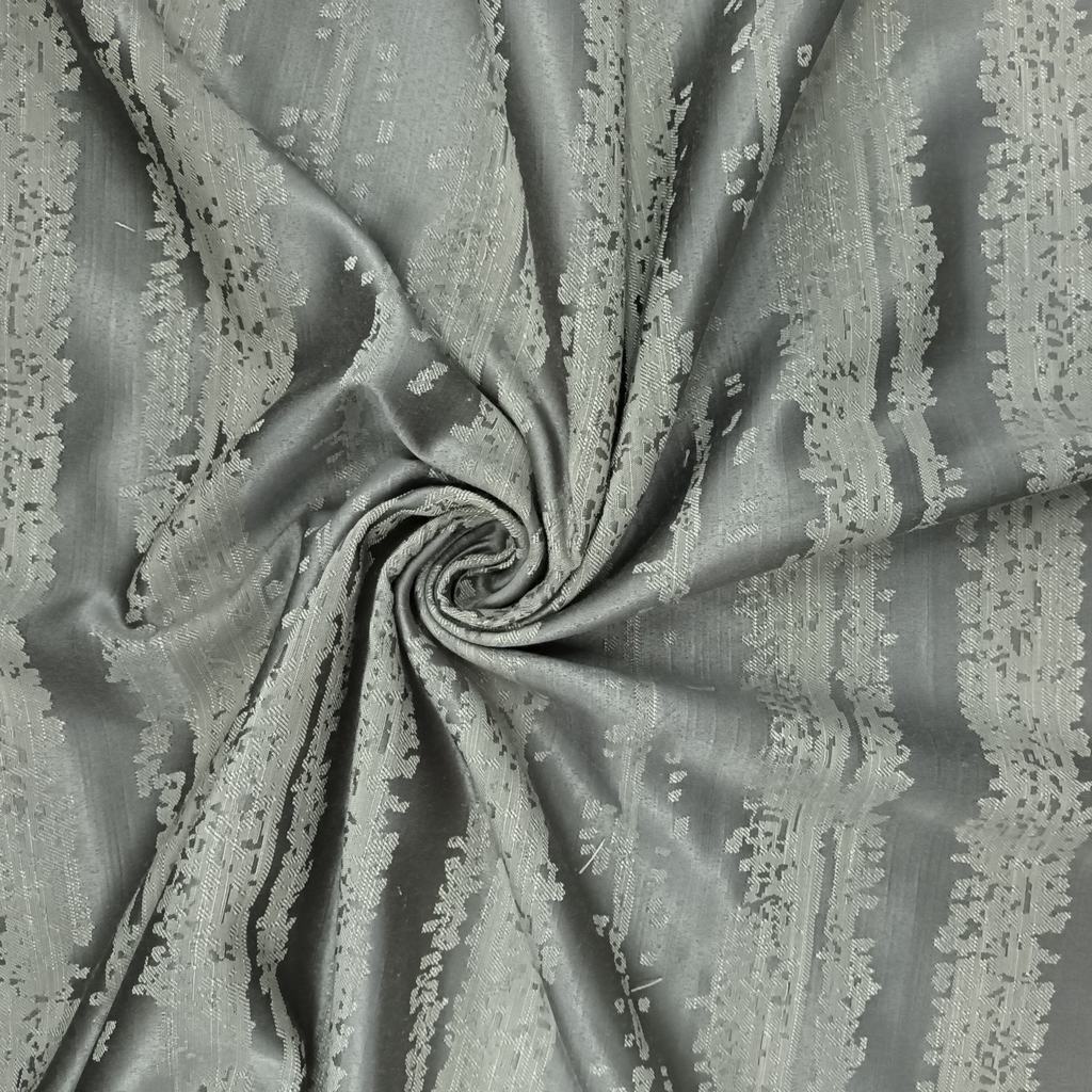 280ES5FCH.jpg EGYPTIAN SCROLL FABRIC-CHARCOAL - Image 1