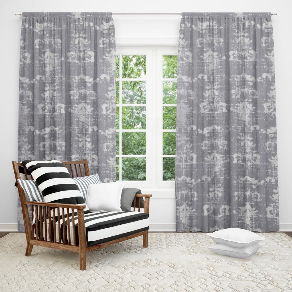 280GC5FDG232.jpg 280CM GALAXY CURTAIN FABRIC - DARK GREY - Image 2