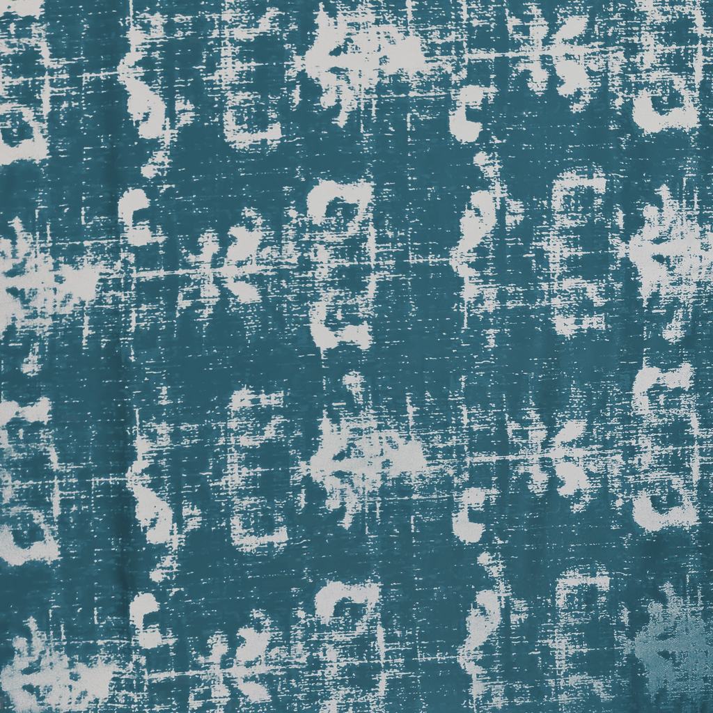280GC5FTE231.jpg 280CM GALAXY CURTAIN FABRIC - TEAL - Image 1