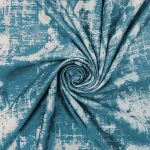 280CM GALAXY CURTAIN FABRIC - TEAL - Image 3