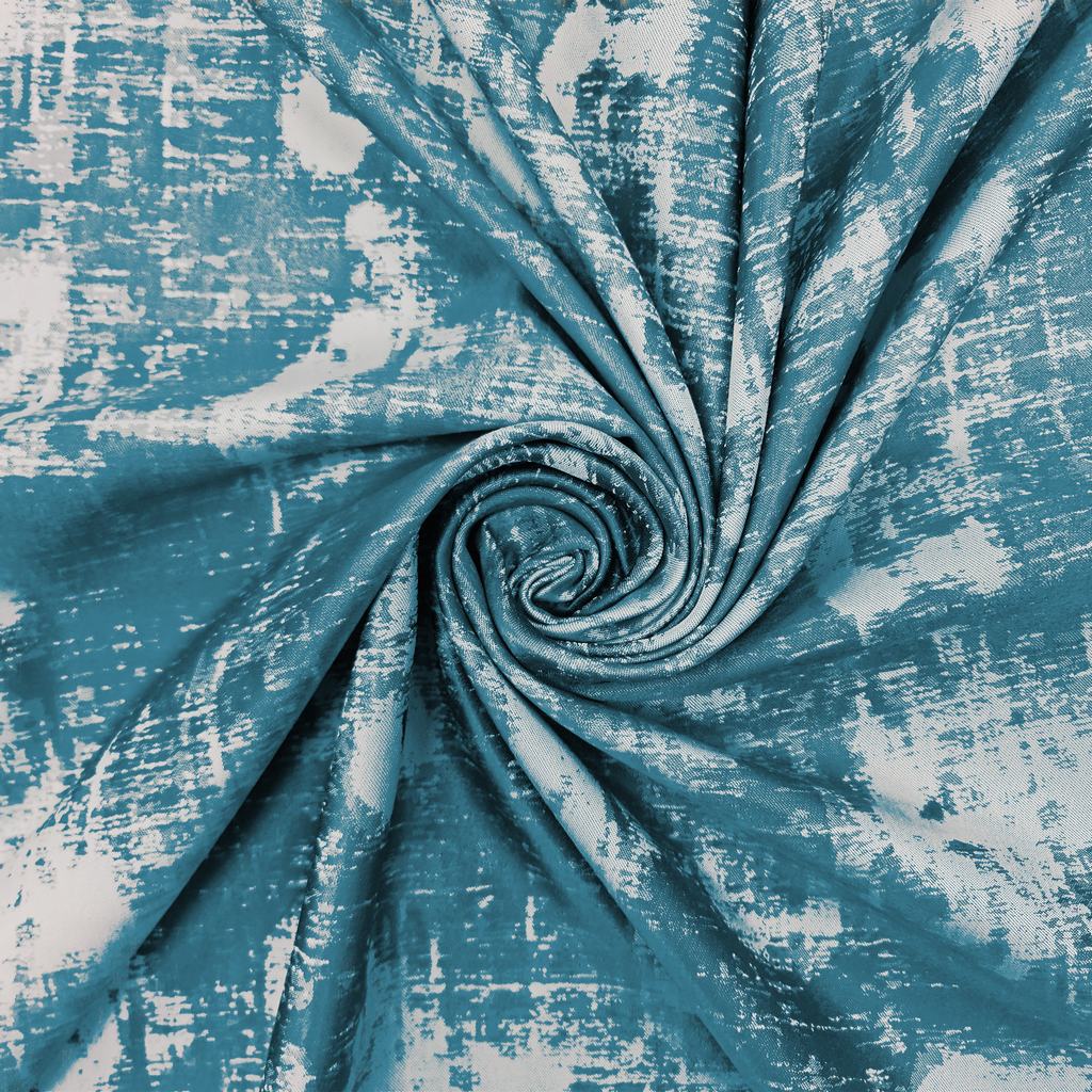 280GC5FTE233.jpg 280CM GALAXY CURTAIN FABRIC - TEAL - Image 3