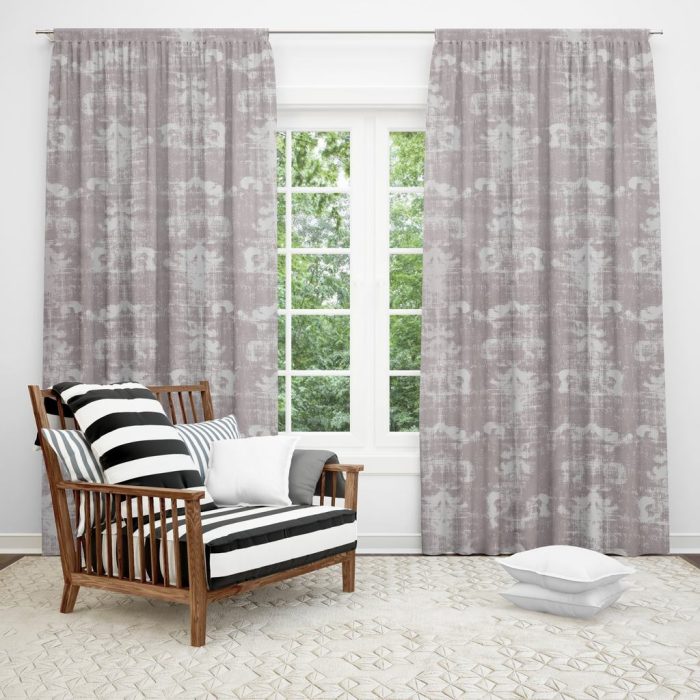 280CM GALAXY CURTAIN FABRIC - WINE PURPLE - Image 2