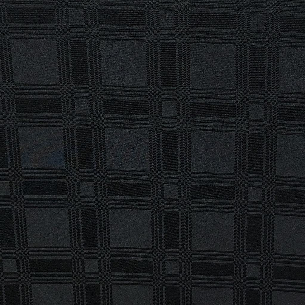 280TB5FBLACK231.jpg 280CM DAMASK TABLING - BLACK - Image 1