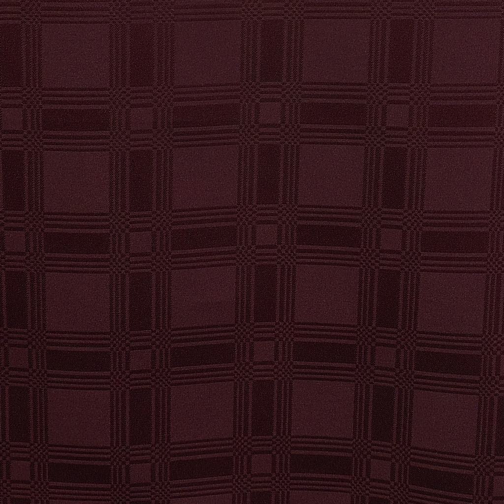280TB5FMAROON231.jpg 280CM DAMASK TABLING - MAROON - Image 1