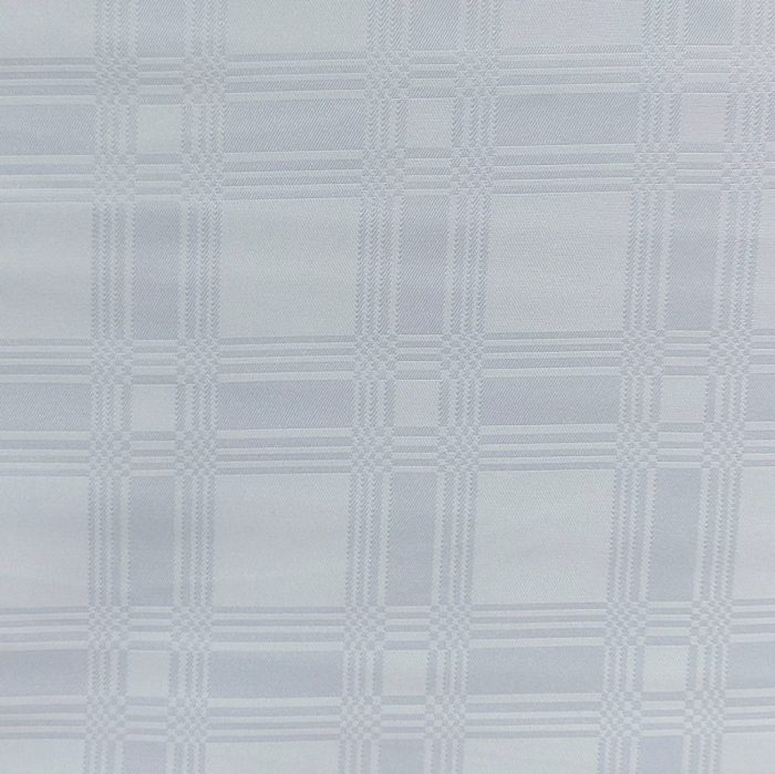 280CM DAMASK TABLING - WHITE - Image 1