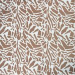 CASHMERE BRUSHED PTD GIRAFFE (150CM)(WHITE)