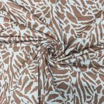 CASHMERE BRUSHED PTD GIRAFFE (150CM)(WHITE) - Image 2