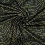 CASHMERE BRUSHED PTD ZEBRA (150CM)(GREEN) - Image 2