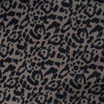 CASHMERE BRUSHED PTD LEOPARD (150CM)(NATURAL)