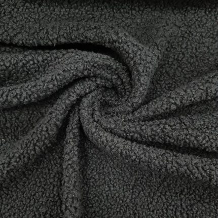 CURLY FLEECE- BLACK