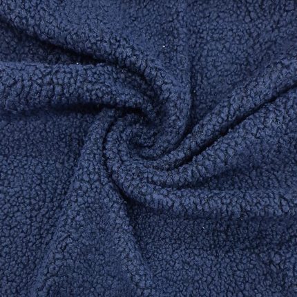 CURLY FLEECE- NAVY