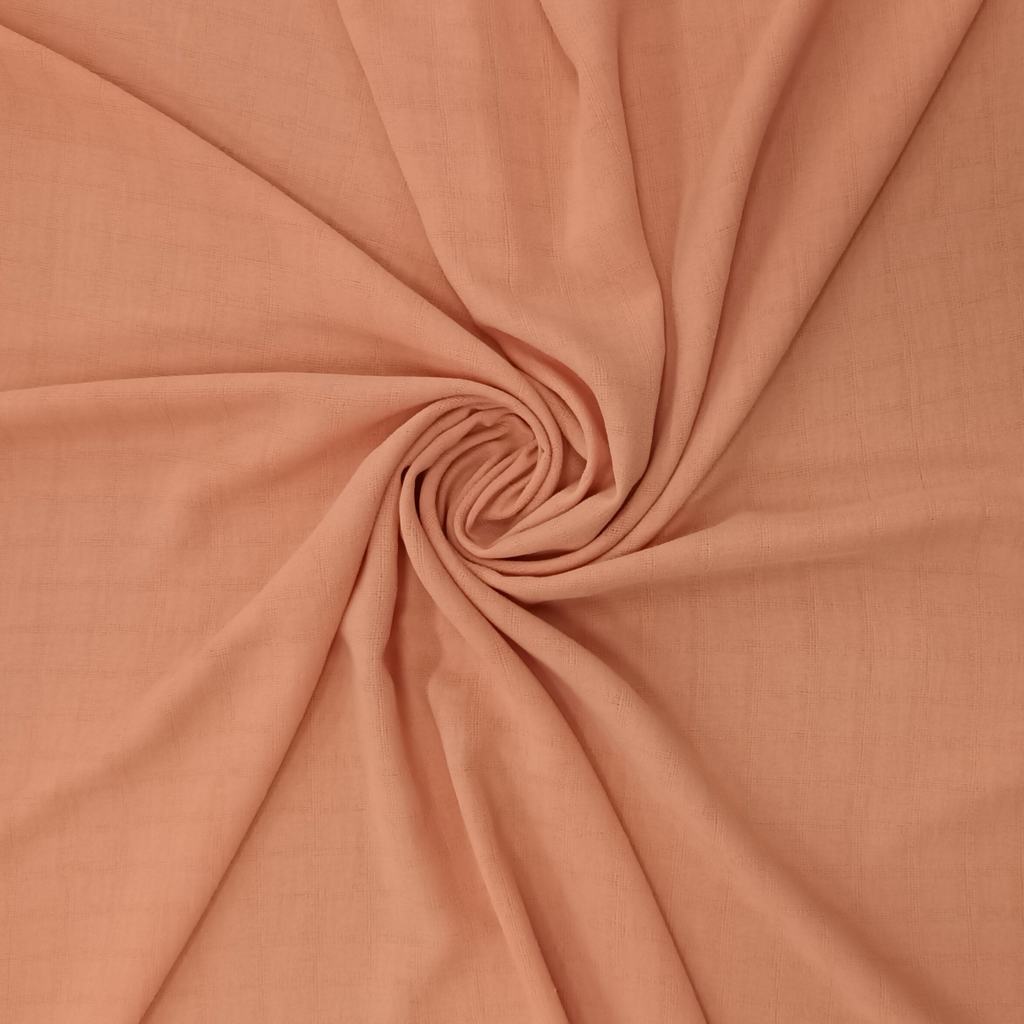 30212D55FBURNT20CORAL.jpg CERUTI AIRFLOW CHECKS (150CM)(BURNT CORAL) - Image 1