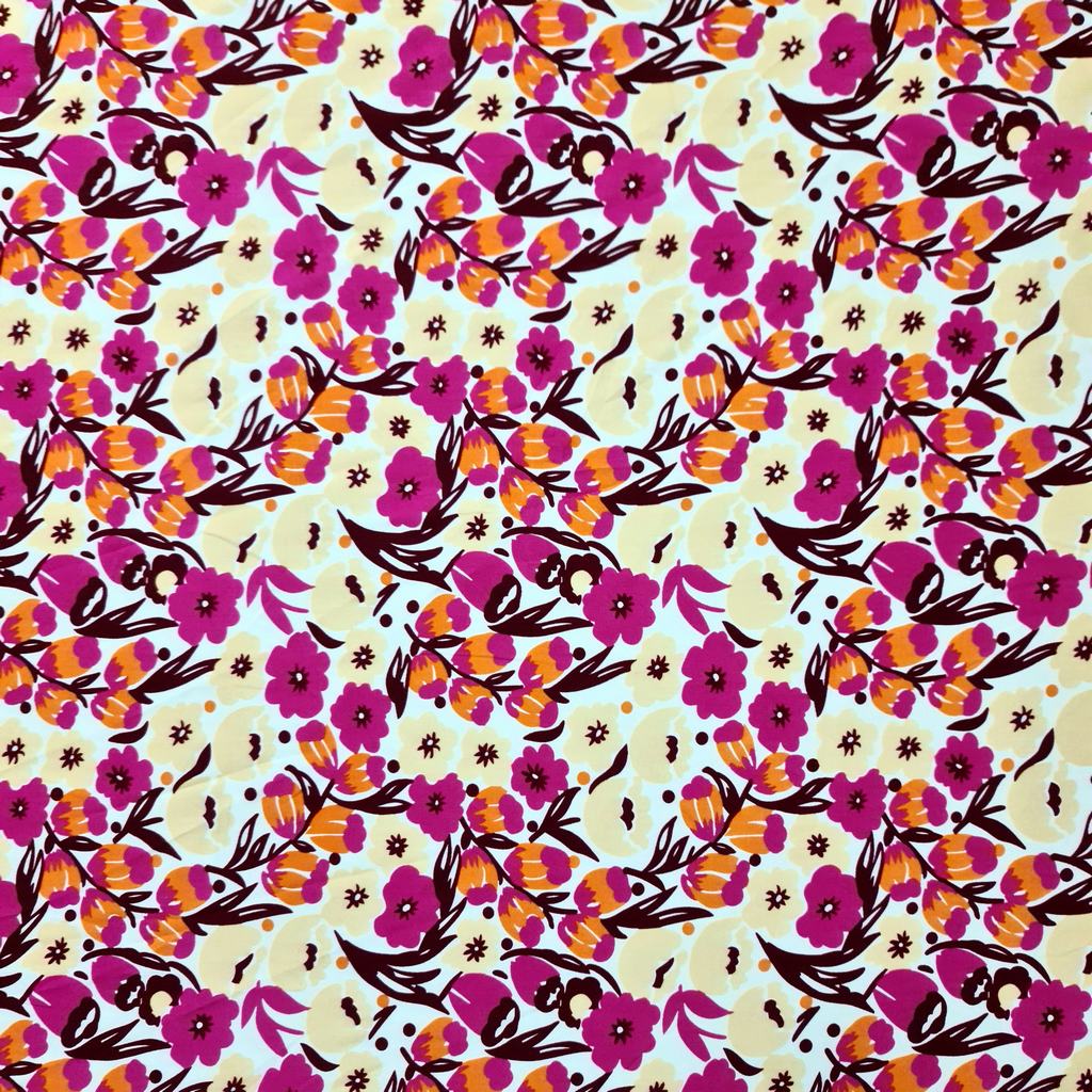 30315F35.jpg RAYON POPLIN PRINT (150CM)(347 PINK) - Image 1
