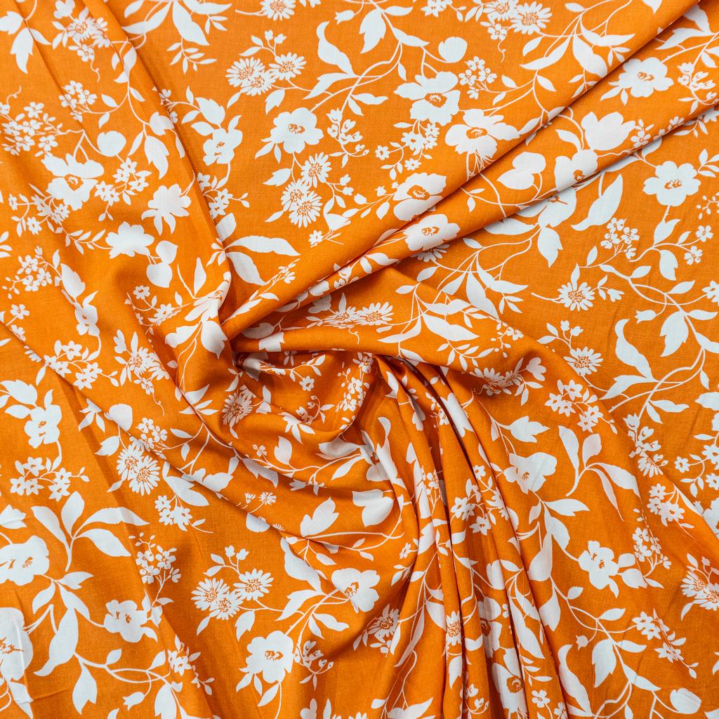 30315F44232.jpg RAYON POPLIN PRINT (150CM)(175-ORANGE) - Image 2