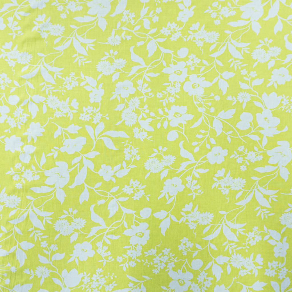 30315F45231.jpg RAYON POPLIN PRINT (150CM)(175-SUNNY LIME) - Image 1