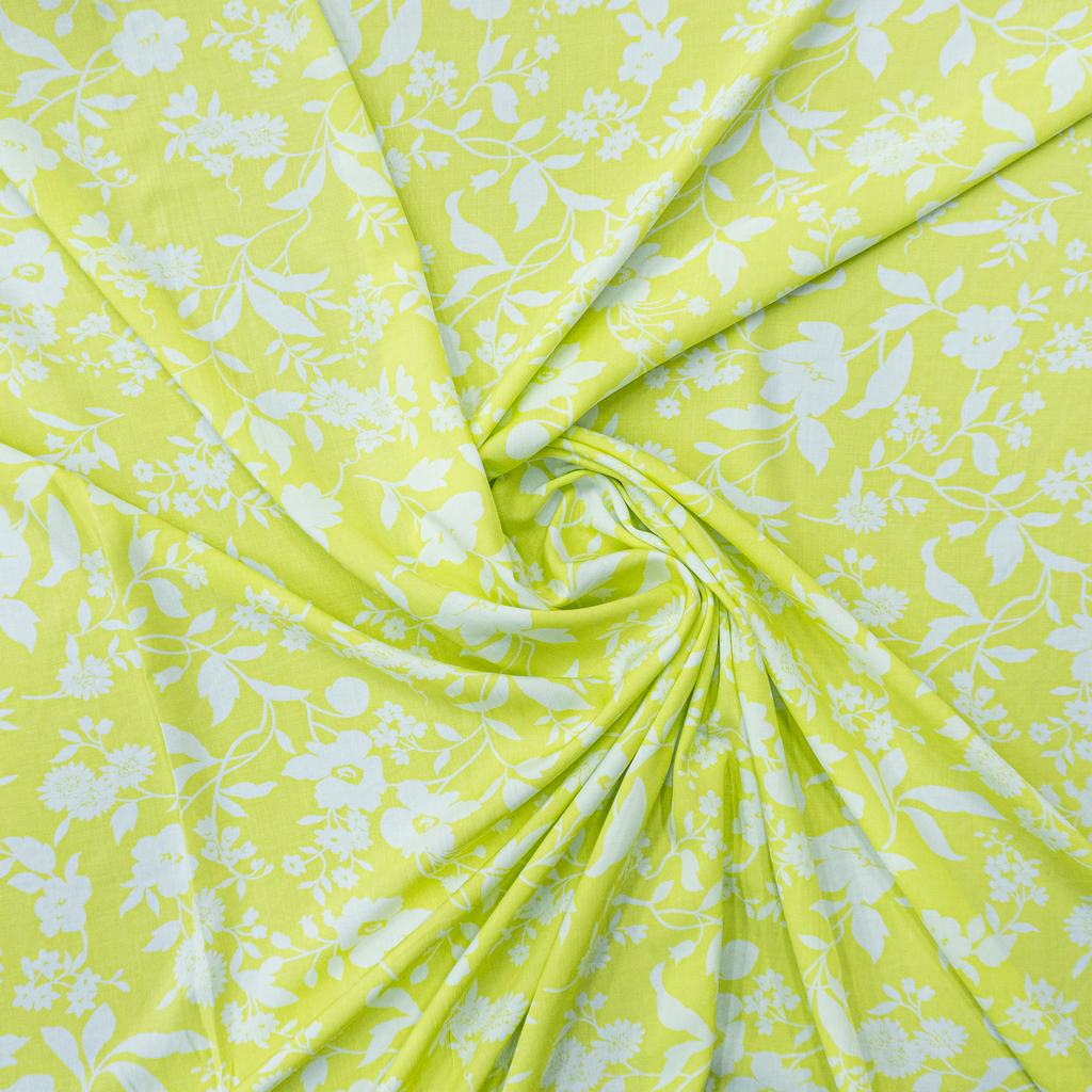 30315F45232.jpg RAYON POPLIN PRINT (150CM)(175-SUNNY LIME) - Image 2