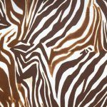 RAYON POPLIN PRINT (150CM)(376-BROWN)