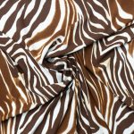 RAYON POPLIN PRINT (150CM)(376-BROWN) - Image 2