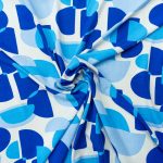 RAYON POPLIN PRINT (150CM)(392-BLUE) - Image 2