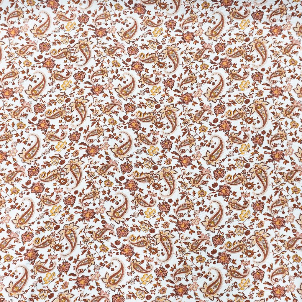 30315F63231.jpg RAYON POPLIN PRINT (150CM)(399-BROWN) - Image 1