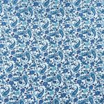 RAYON POPLIN PRINT (150CM)(399-BLUE)