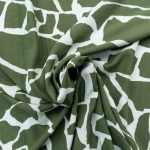 RAYON POPLIN PRINT (150CM)(405-KHAKI) - Image 2