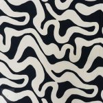 RAYON POPLIN PRINT BLACK