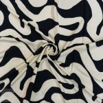 RAYON POPLIN PRINT BLACK - Image 2