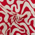 RAYON POPLIN PRINT RED - Image 2