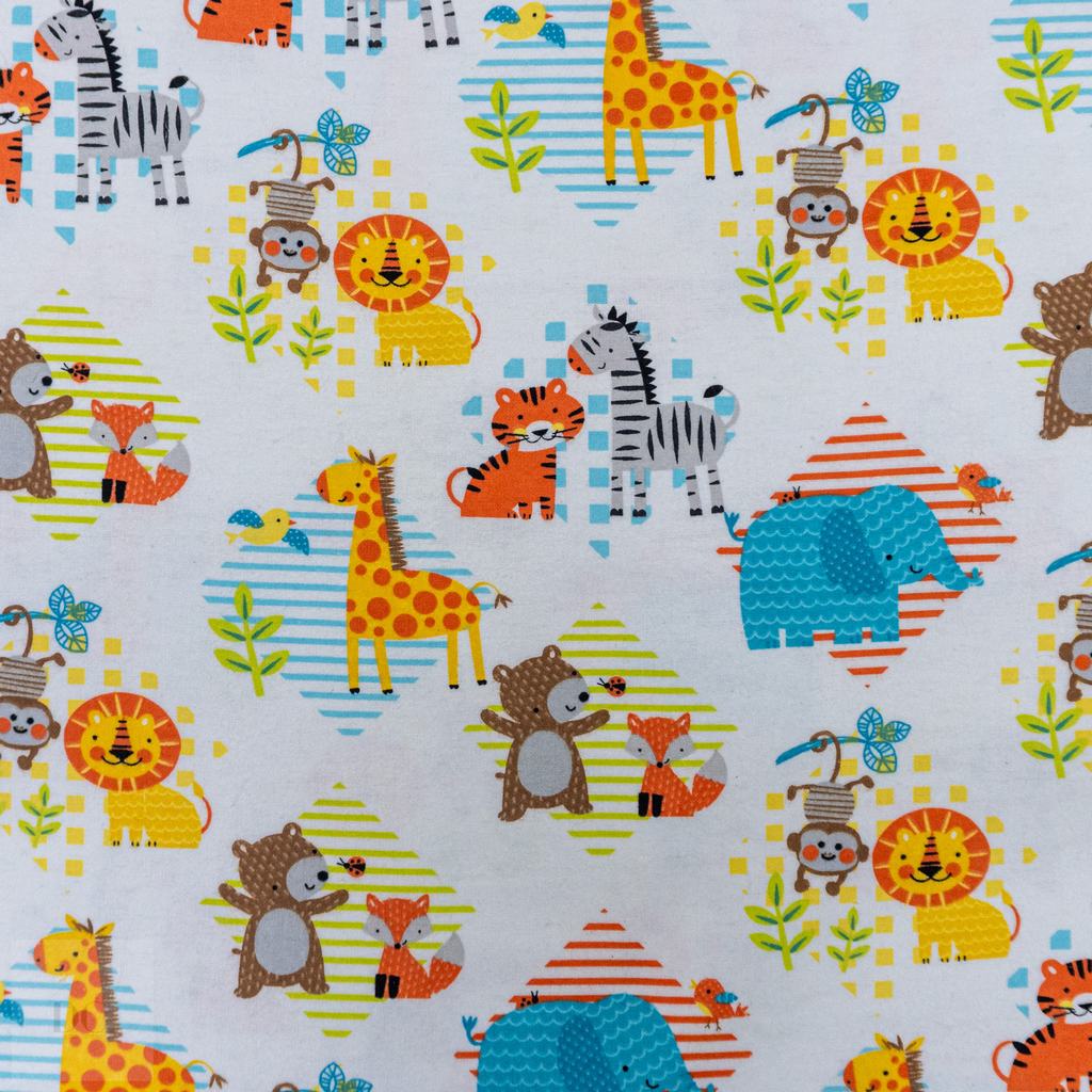 30332D15F12231.jpg CRAFT FLANNEL ANIMAL FRIENDS - Image 1