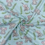 CRAFT FLANNEL SWEET ELEPHANTS - Image 2