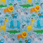 CRAFT FLANNEL SWEET JUNGLE ANIMALS