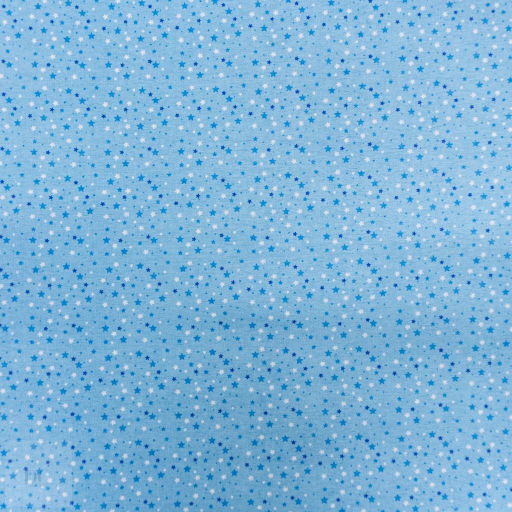 30332D15F3231.jpg CRAFT FLANNEL BLUE STARS - Image 1