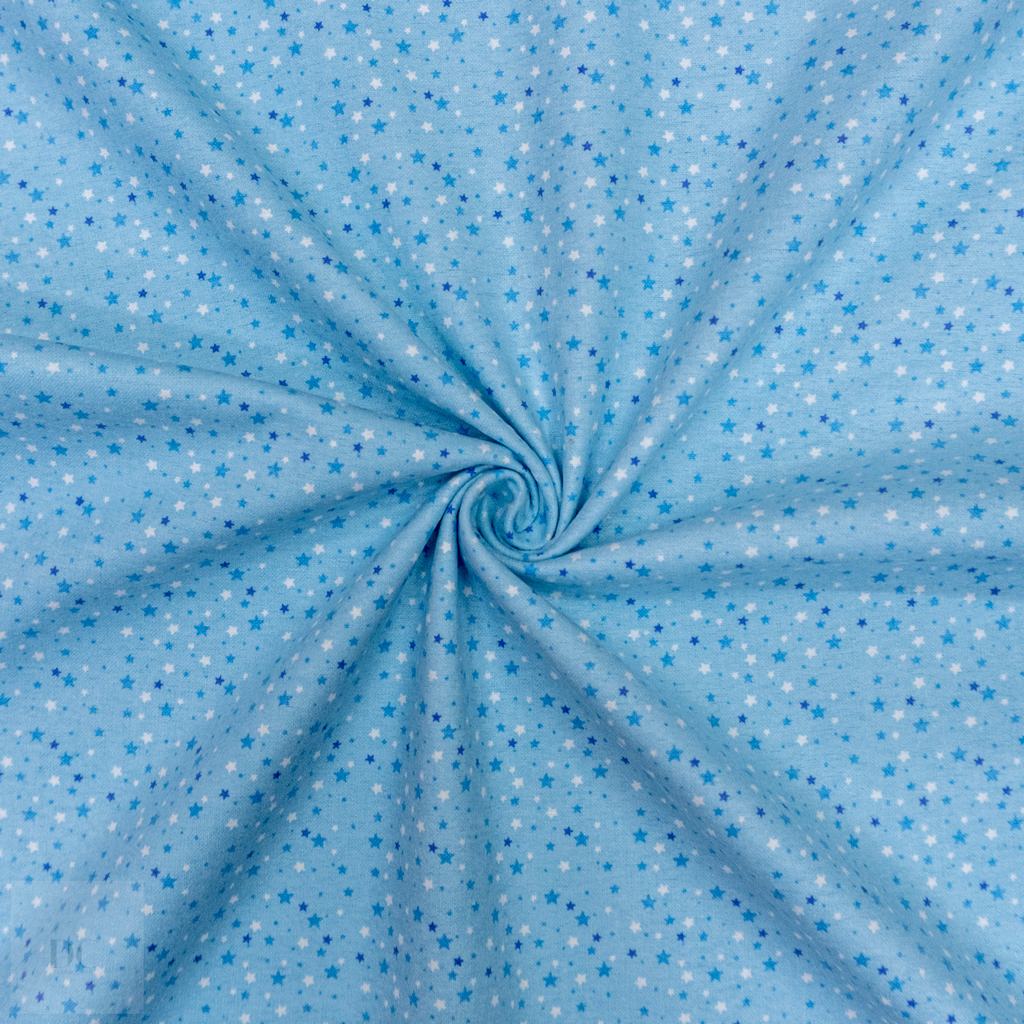 30332D15F3232.jpg CRAFT FLANNEL BLUE STARS - Image 2
