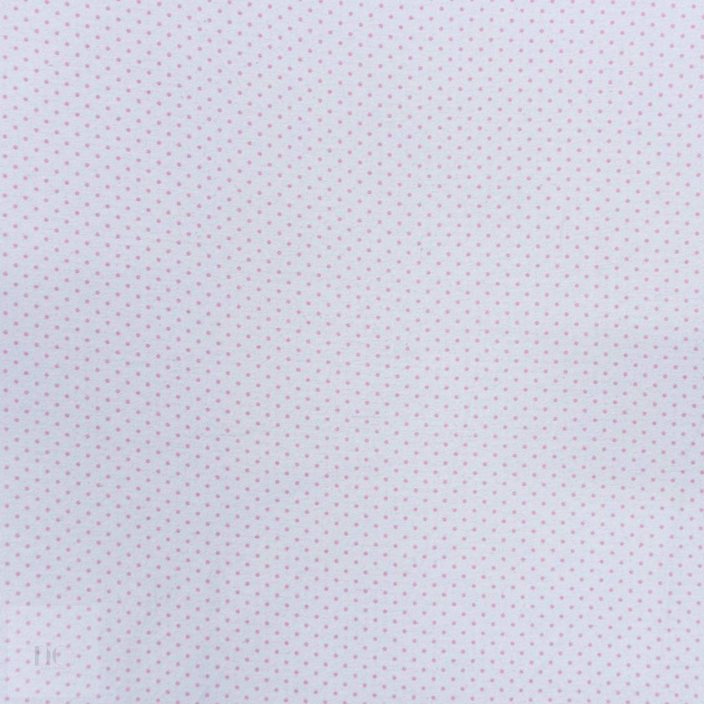 30332D15F4231.jpg CRAFT FLANNEL WHITE PINK DOT - Image 1