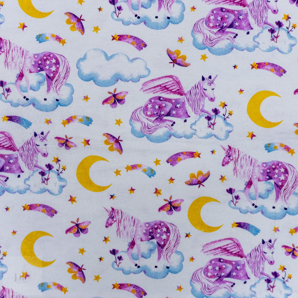 30332D15F8231.jpg CRAFT FLANNEL NIGHT TIME UNICORN - Image 1