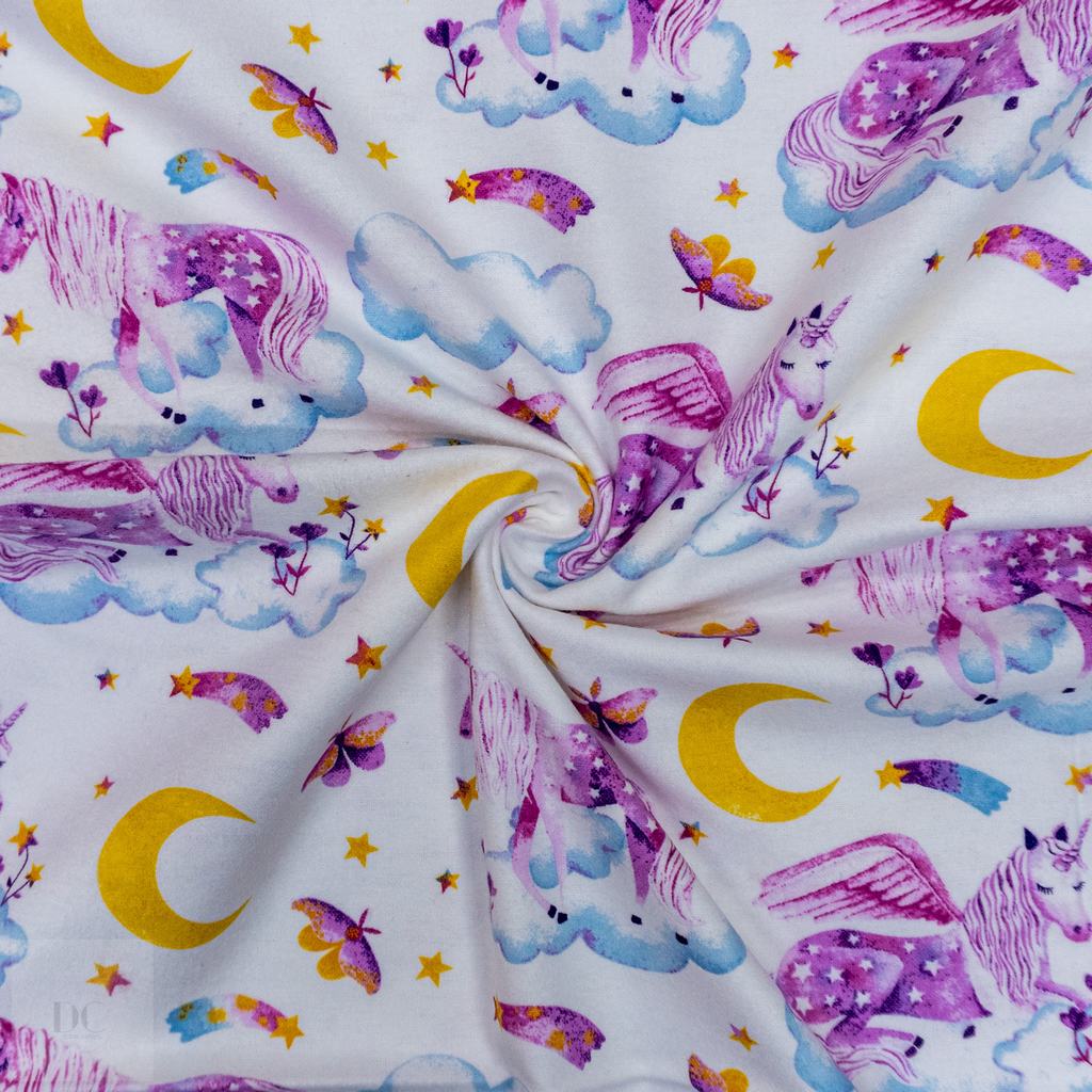 30332D15F8232.jpg CRAFT FLANNEL NIGHT TIME UNICORN - Image 2