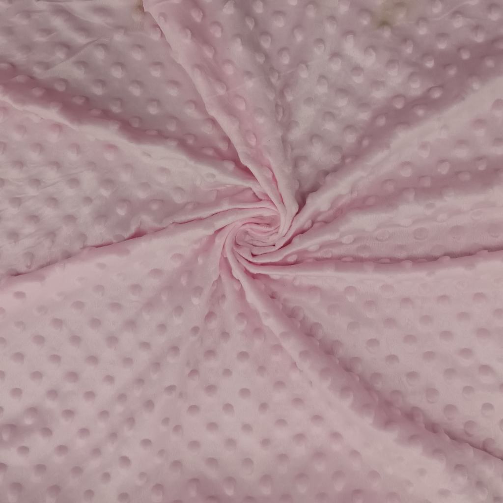 30865FBABY20PINK.jpg 150CM PLAIN MINKY FLEECE-BABY PINK - Image 1