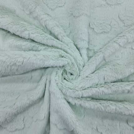 CHINCHILLA FUR CARVING-PISTACHIO