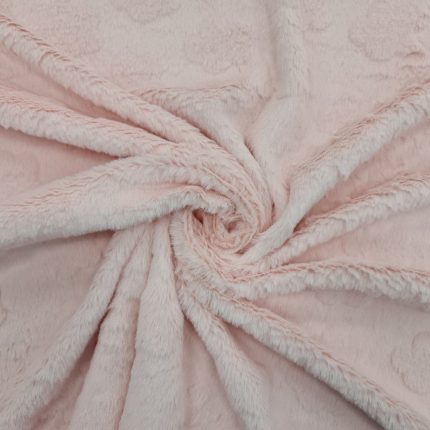 CHINCHILLA FUR CARVING-ROSE