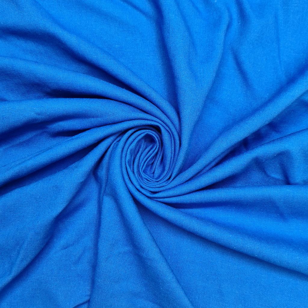 31435FPRINCESS20BLUE.jpg LINO RAYON SPAN (150CM)(PRINCESS BLUE) - Image 1