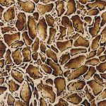 DULL SATIN 50D PRINT (150CM)(156 KHAKI)