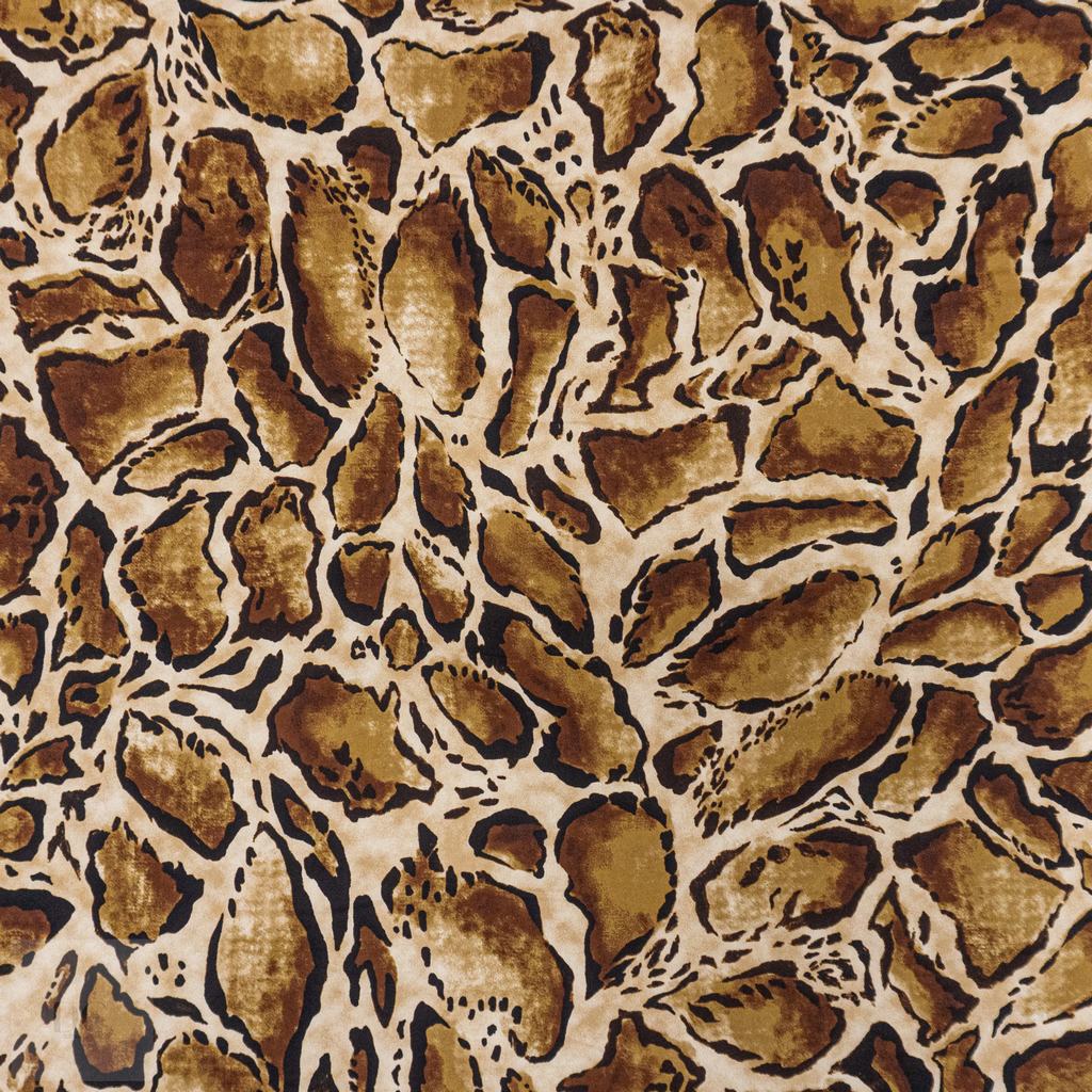 31445F58231.jpg DULL SATIN 50D PRINT (150CM)(156 KHAKI) - Image 1