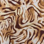 DULL SATIN 50D PRINT (150CM)(165 CAMEL)